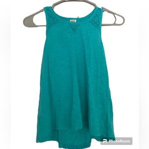 Teen/Girls Teal Tank Top (Size M 10/12)